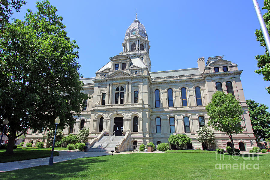 Kosciusko County Courthouse Warsaw Indiana 7144 Photograph by Jack ...