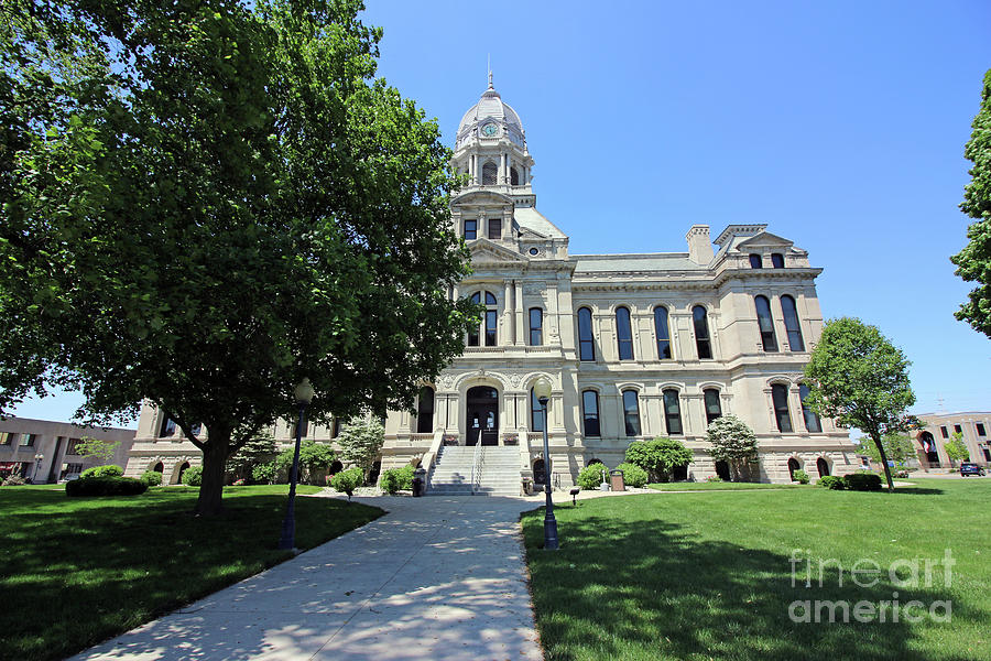 Kosciusko County Courthouse Warsaw Indiana 7146 Photograph by Jack ...