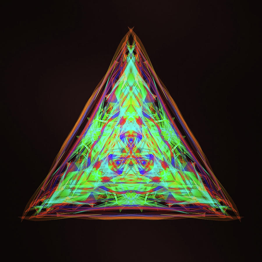 Kosmic Pyramid of Osiris Digital Art by Michael Canteen