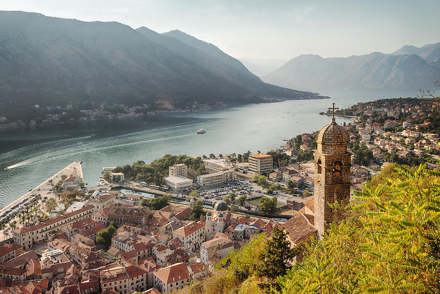 Kotor Cityscape and Church of Our Lady of Remedy Photograph by Tunart