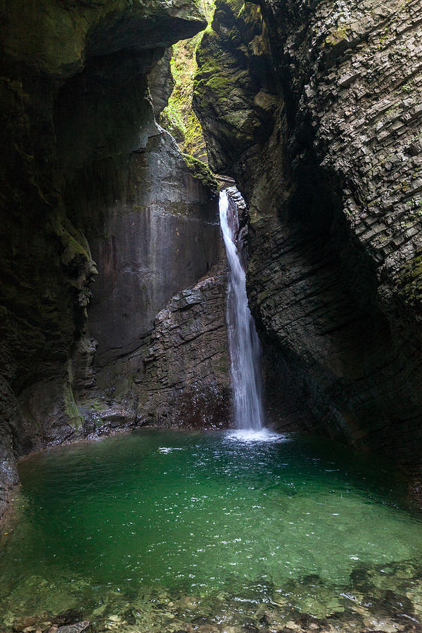 Kozjak Waterfall Photograph by Wolfgang Wörndl
