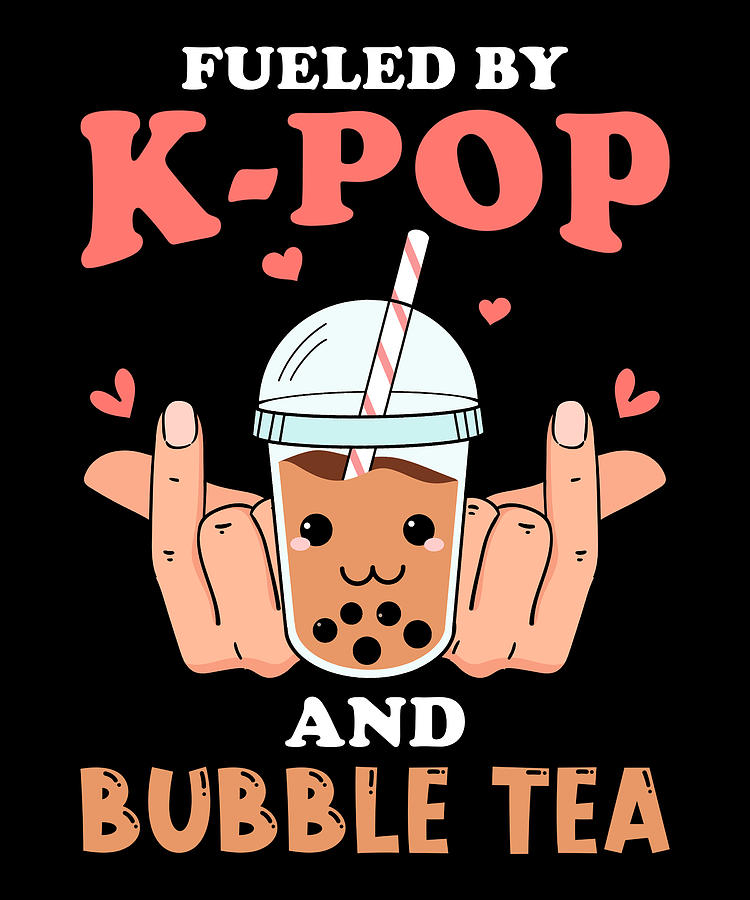 Kpop Bubble Tea Digital Art by Manuel Schmucker