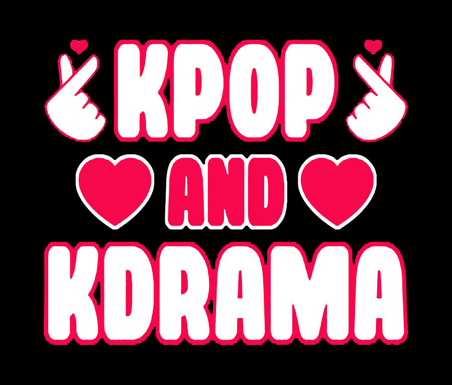 Kpop Kdrama Finger Heart Digital Art by Algernon D Patenaude - Fine Art ...