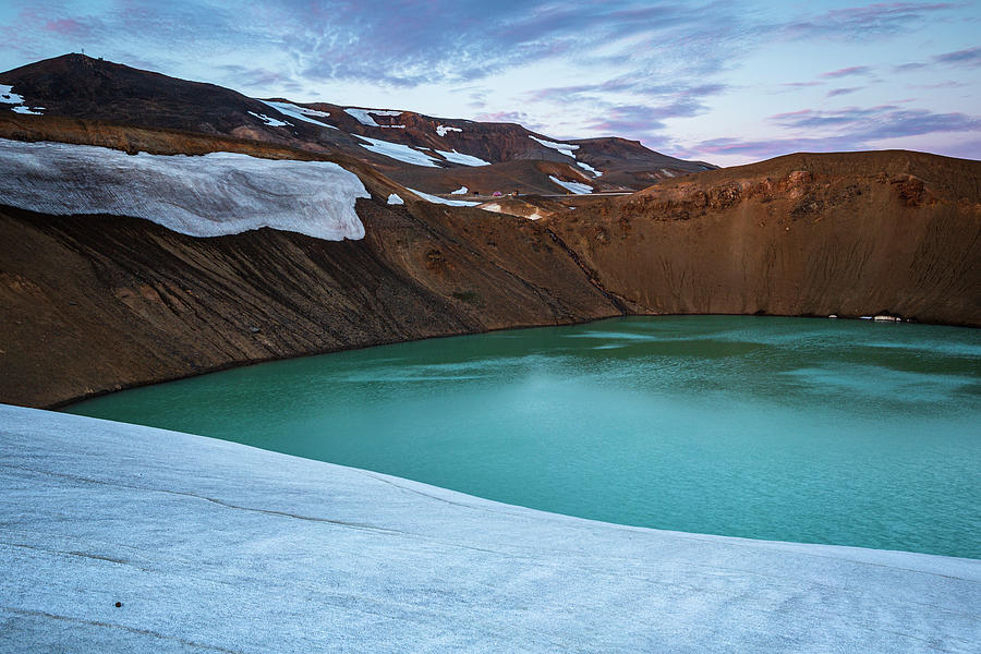 Krafla geothermal lake Photograph by Ruben Vicente