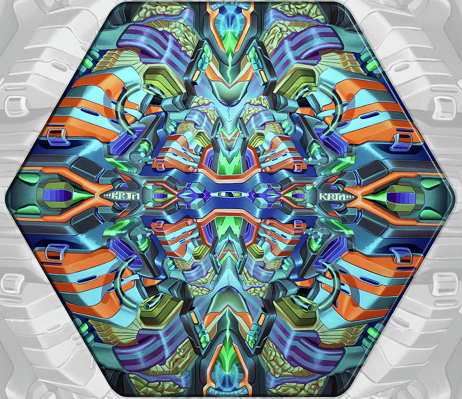 Acrylic Painting - Kratom Bl by Antoine Merger Acrylic Painting - Kratom Bl by Antoine Merger