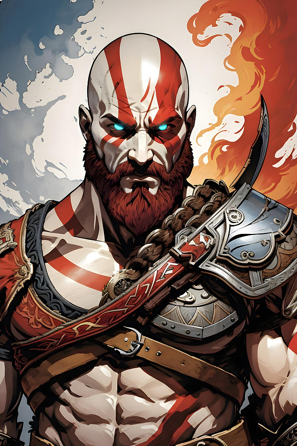 Kratos God of war Digital Art by Ivan Silva - Fine Art America