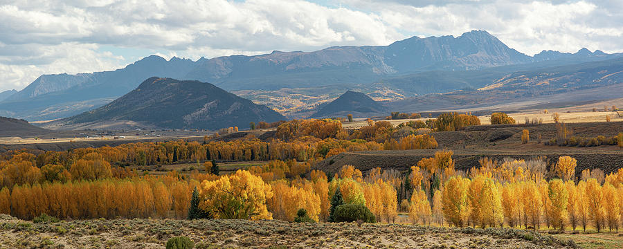Kremmling Colorado - Autumn Panorama Photograph by Aaron Spong