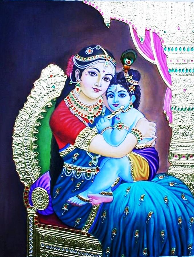 Yashoda and Baby Krishna