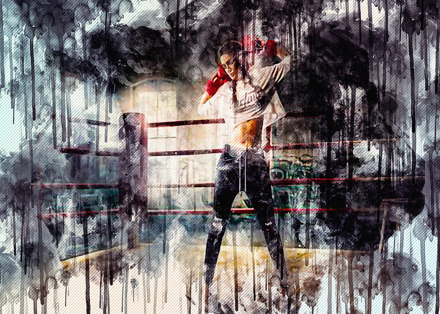 Kriti Sanon Boxing Ring Bollywood Photoshoot 1 Digital Art by Sissy ...