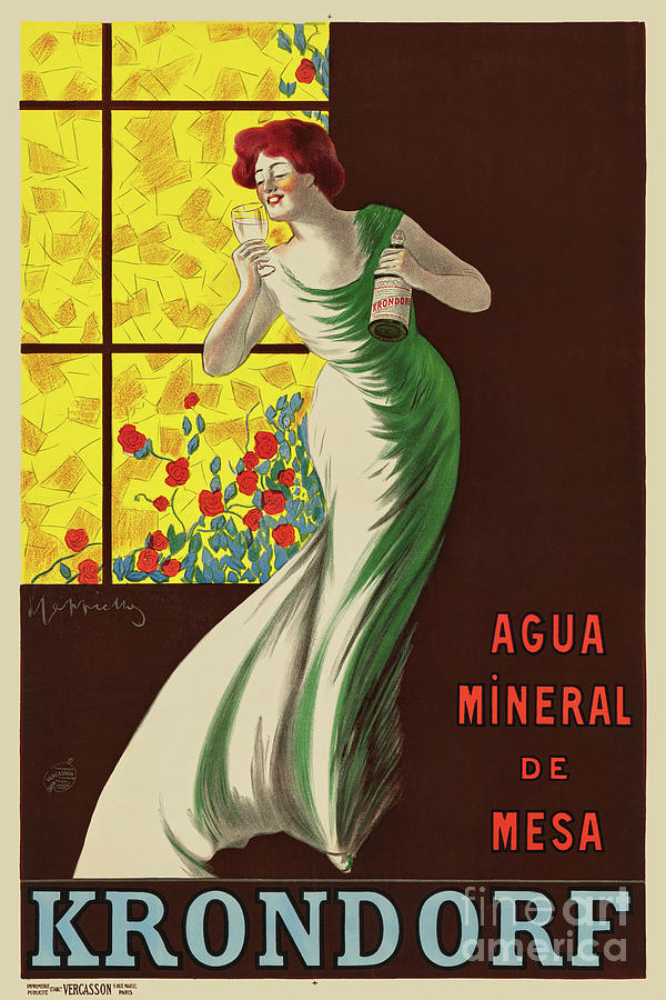 Krondorf Vintage Poster 1912 Drawing