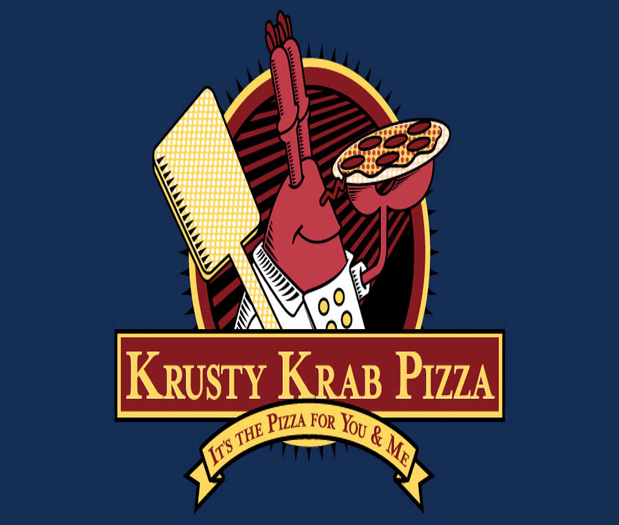 KRUSTY KRAB PIZZA Poster humor Painting by Edwards Cooper | Pixels