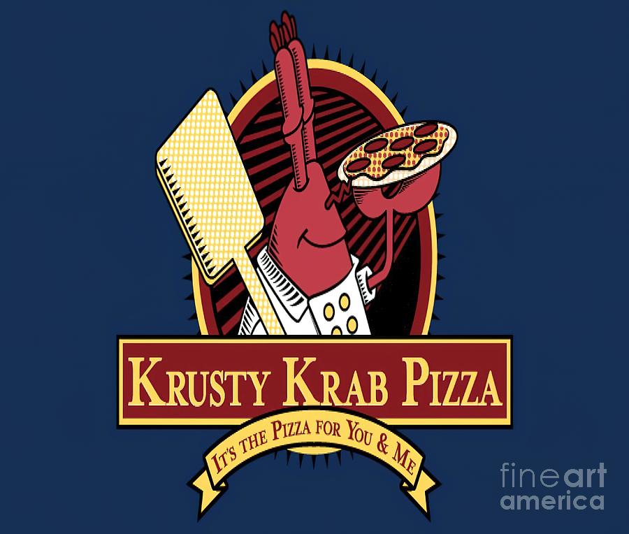 Krusty Krab Pizza Painting by Powell Finley | Fine Art America