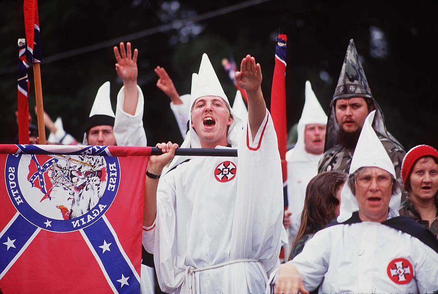 Ku Klux Klan rally Photograph by Paul Harris - Fine Art America