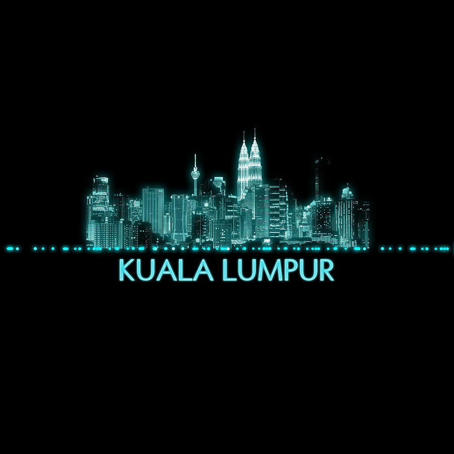 Kuala Lumpur Skyline Digital Art by Jared Davies  Fine Art America