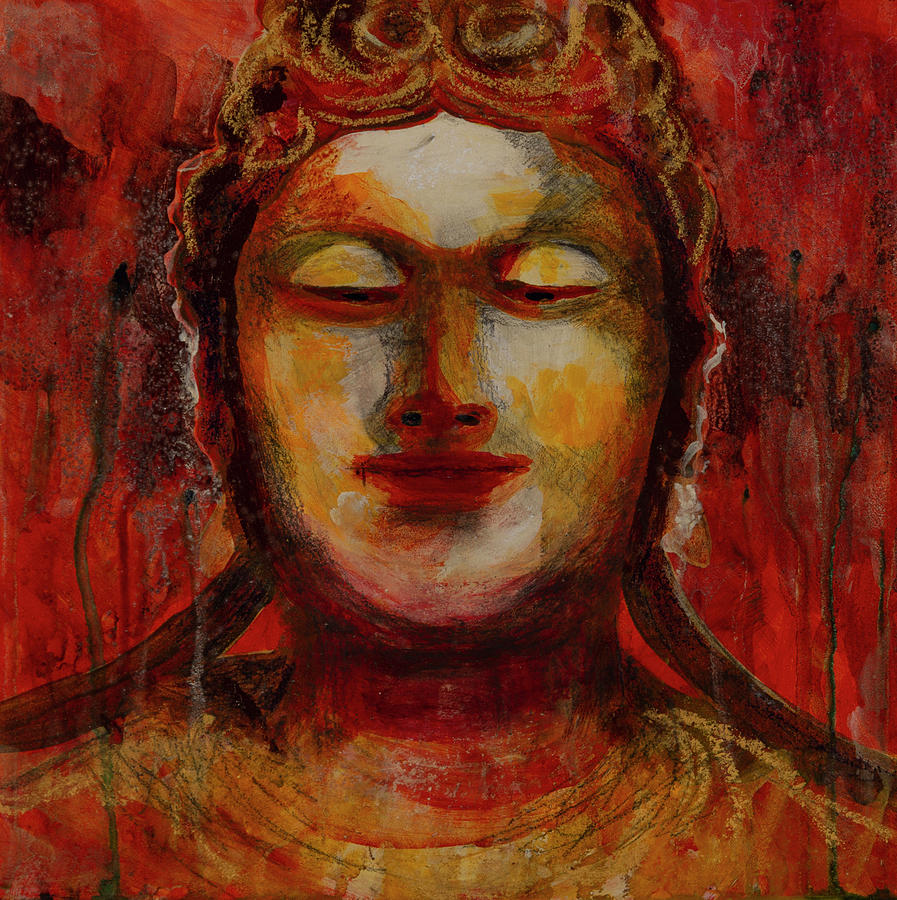 Kuan Yin Goddess of Mercy and Compassion        Compassion Mixed Media by Chris Burton