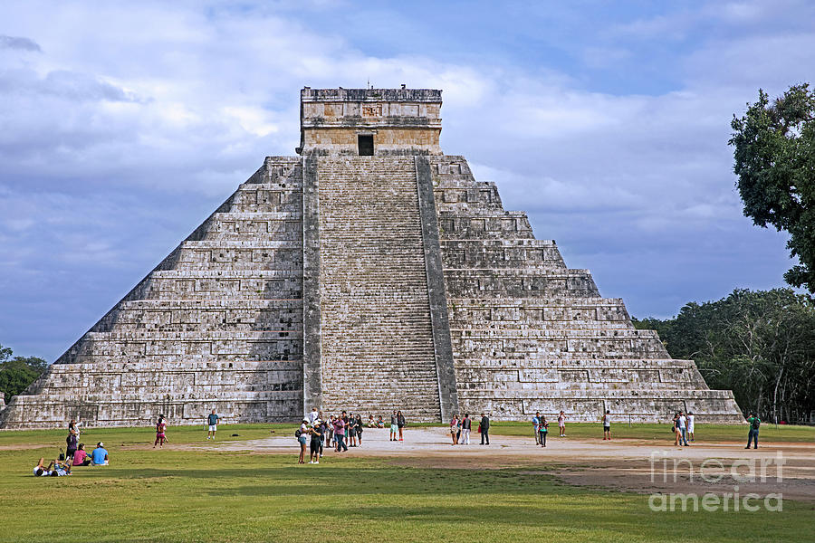 Kukulcan Temple at Chichen Itza, Yucatan, Mexico Photograph by Arterra Picture Library