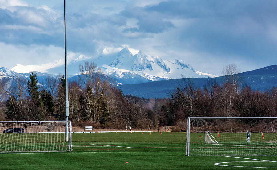 Kulshan and Soccer Field Photograph by Tom Cochran