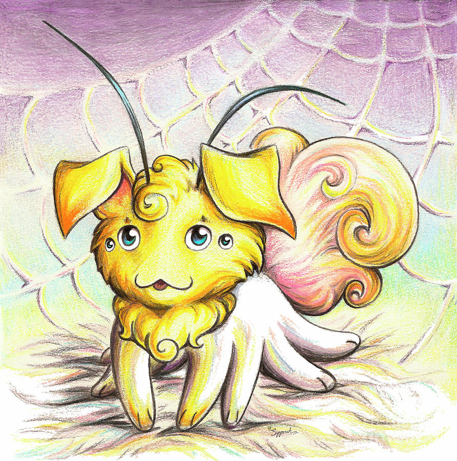 Kumopuppy Drawing by Sipporah Art and Illustration