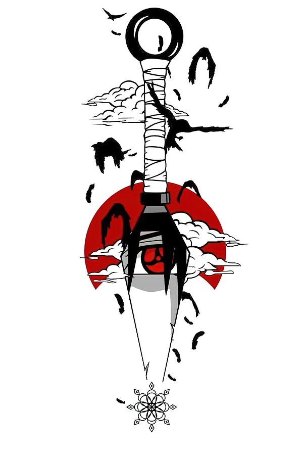 Kunai Sasuke Digital Art by Du Tran - Fine Art America