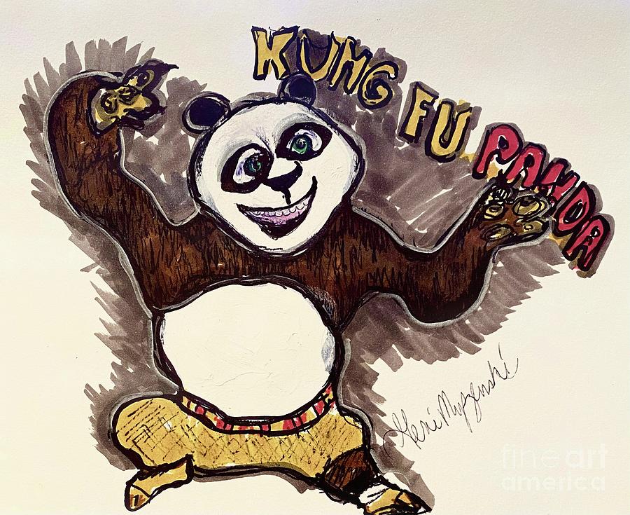 Kung Fu Panda Mixed Media