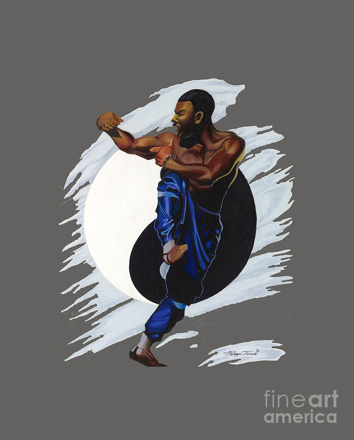 Kung Fu Drawing by Philippe Thomas