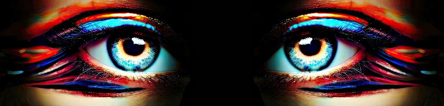 Kunoichi Eyes Digital Art by David Manlove