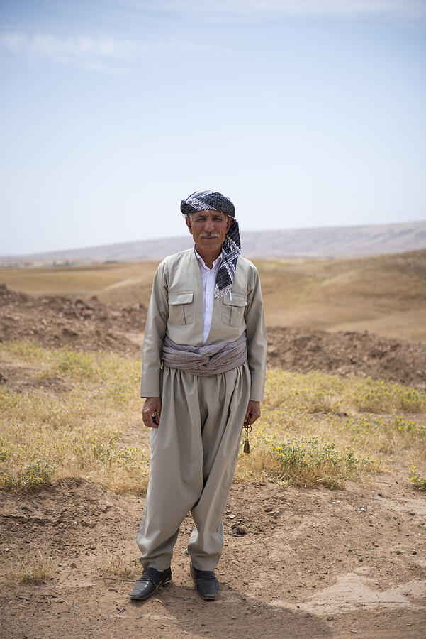 Kurdish man in northern Iraq Photograph by Joel Carillet