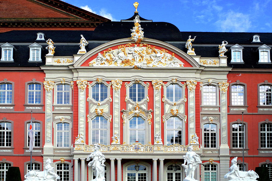 Architecture Photograph - Kurfurstliches Palais, Going For Baroque by Douglas Taylor