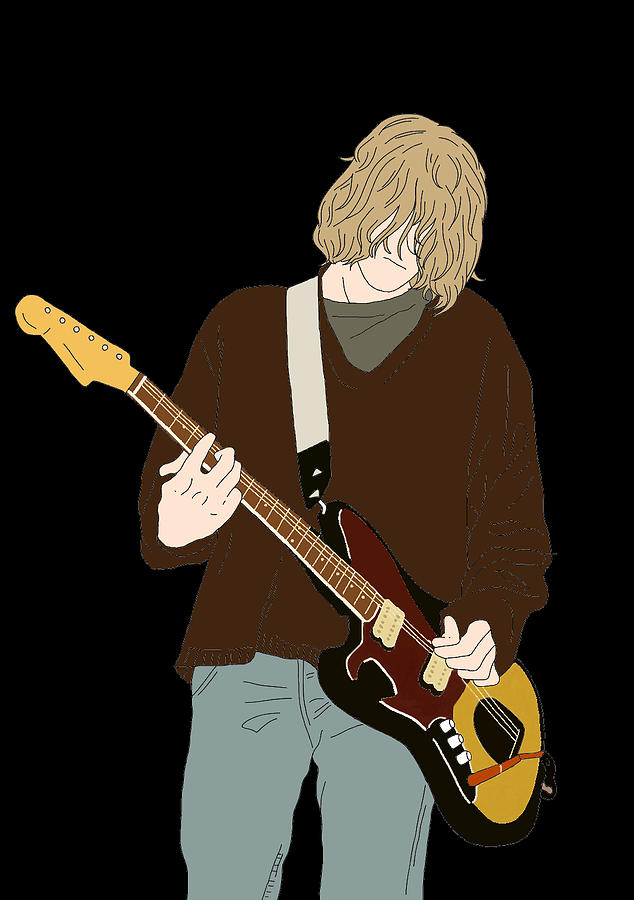 Kurt Cobain - Anh Konge Digital Art by Anh Konge - Fine Art America