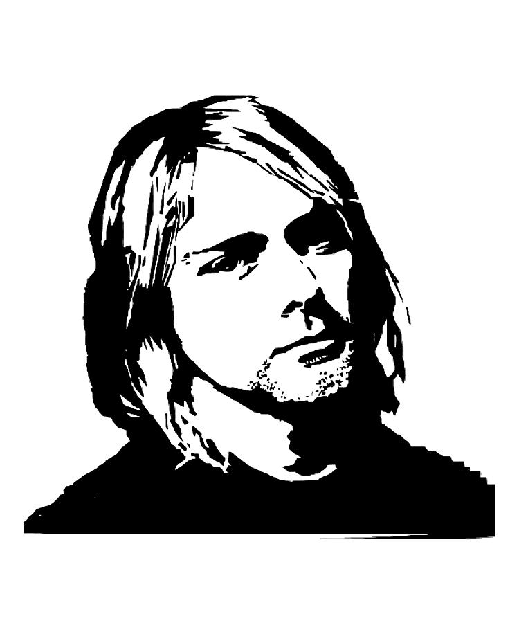 Kurt Cobain Guitarist Digital Art by Lucile Reed - Fine Art America