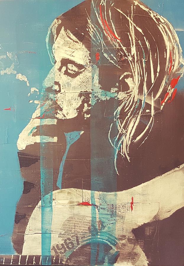 Kurt Cobain Painting by Paul Lovering