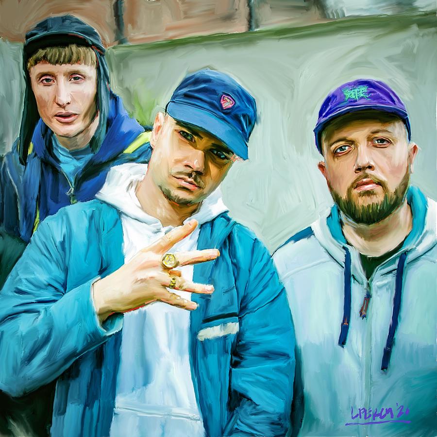 Kurupt FM Painting by Lee Percy