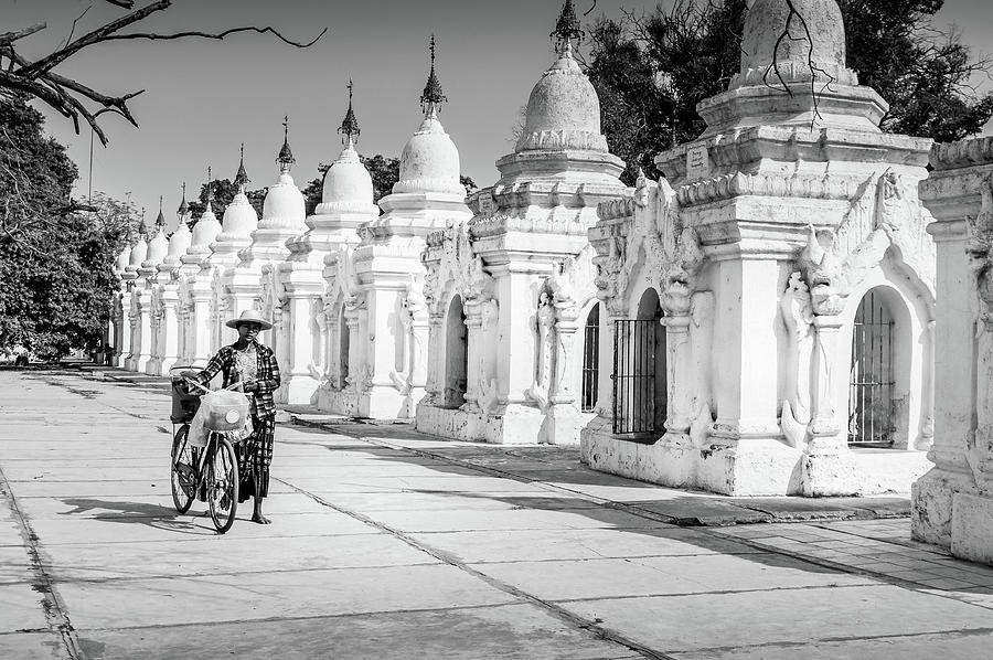 Kuthodaw Pagoda Photograph by Arj Munoz
