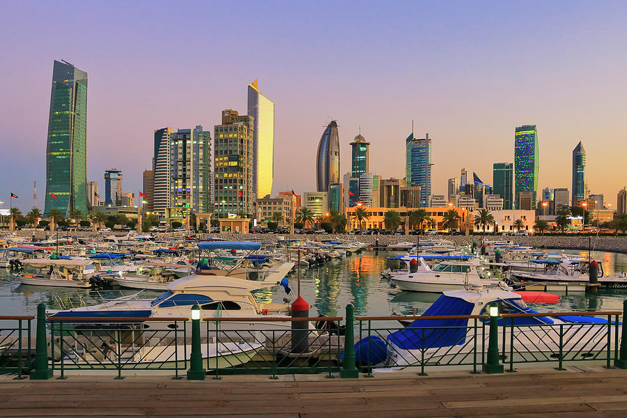 Kuwait City at Sunset Kuwait Photograph by Ivan Pendjakov - Fine Art ...