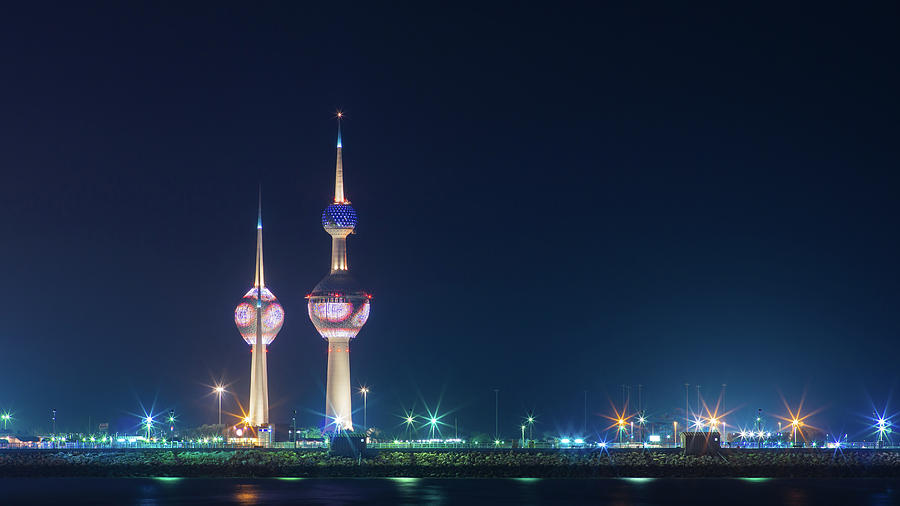 City Photograph - Kuwait Towers by Przemyslaw Ziolek