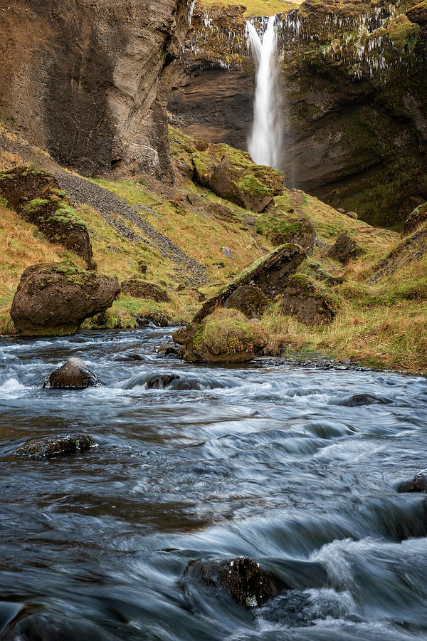 Kvernufoss and Kverna River by Catherine Reading Kvernufoss and Kverna River by Catherine Reading