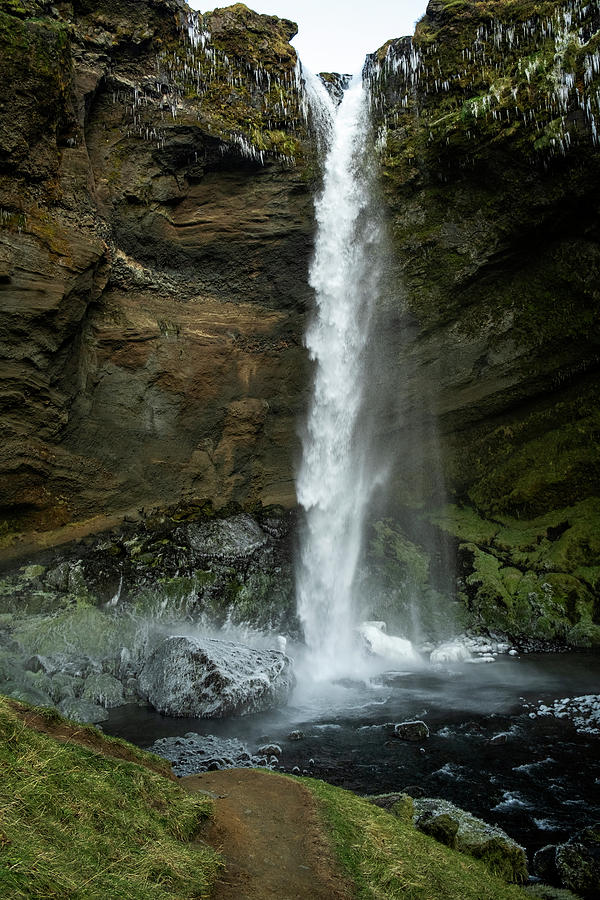 Kvernufoss Waterfall 1 Photograph by Catherine Reading