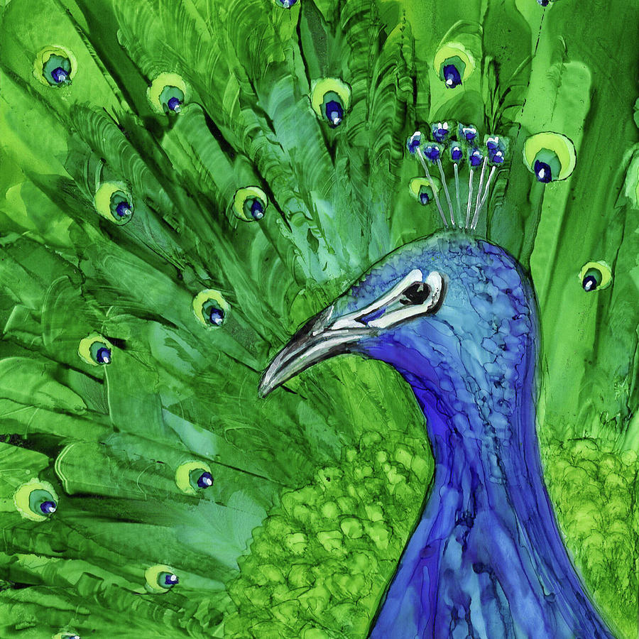 Kyle Peacock Painting by Laurie Trumpet Williams