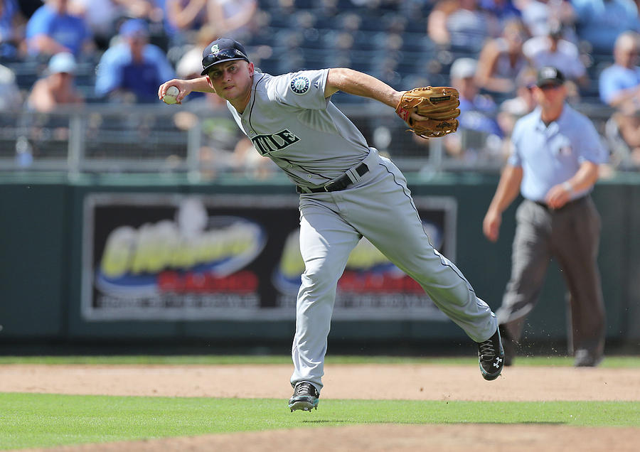 Kyle Seager Photograph by Ed Zurga Kyle Seager Photograph by Ed Zurga