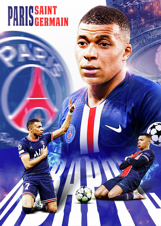 Kylian Mbappe Digital Art by Qaf Store - Fine Art America