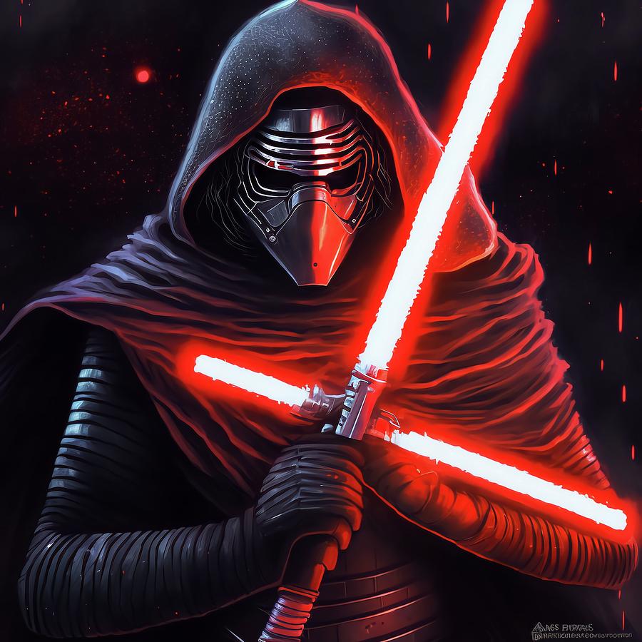 Kylo Ren Digital Art by Creationistlife - Pixels