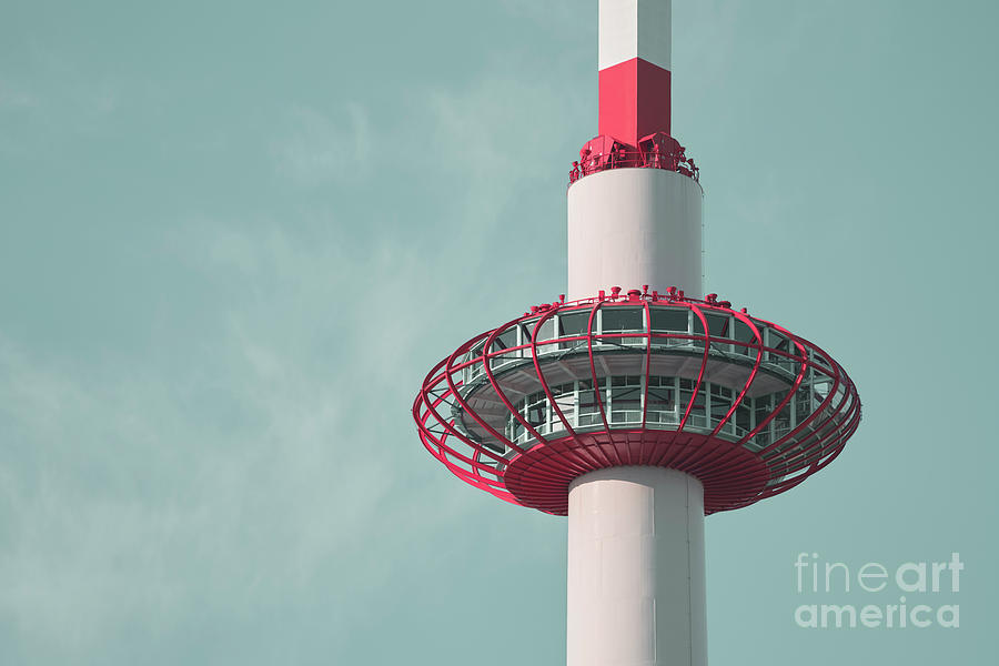 Architecture Photograph - Kyoto Tower 05700 by Organic Synthesis