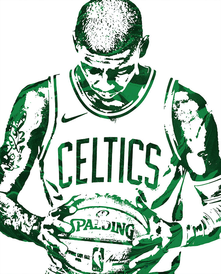 Kyrie Irving Mixed Media - Kyrie Irving Boston Celtics Pixel Art 5 by Joe Hamilton Kyrie Irving Mixed Media - Kyrie Irving Boston Celtics Pixel Art 5 by Joe Hamilton