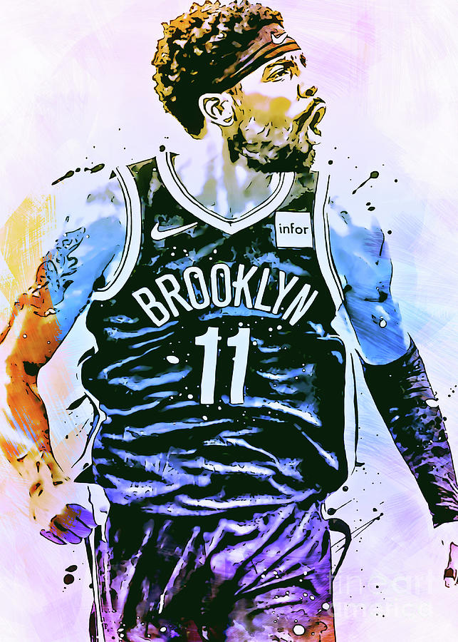 Kyrie Irving Brooklyn Painting By Kun Funny - Fine Art America