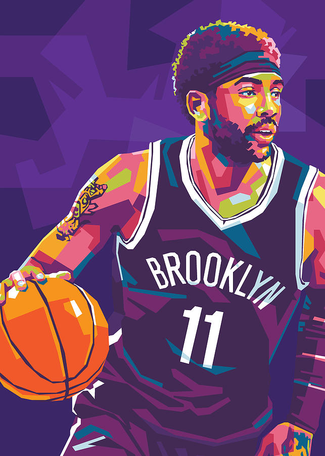 Kyrie Irving Back-To (Dallas) - Kyrie Irving - Posters and Art Prints