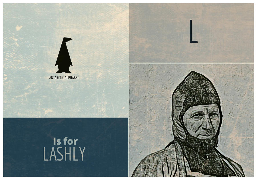 L is For Lashly Digital Art by No Alphabet