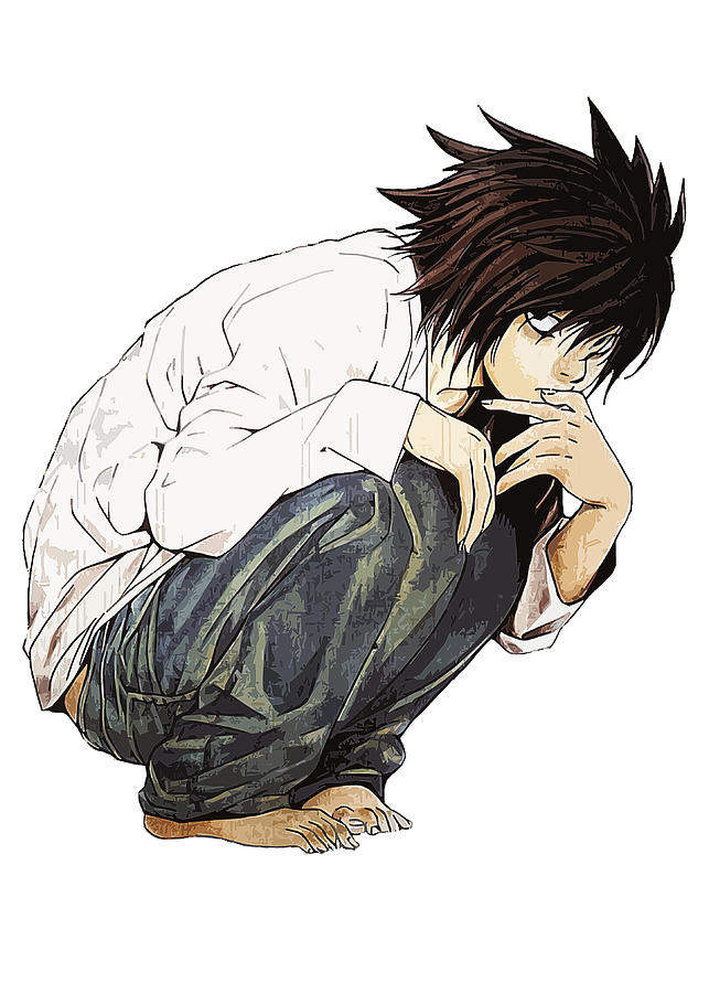 𝕽𝖞𝖚𝖟𝖆𝖐𝖎  Death note fanart, Death note, Death note l