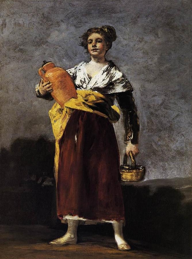  La aguadora The Water Carrier Painting by Francisco de Goya