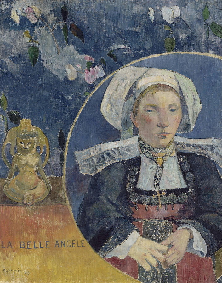 Paul Gauguin Painting - La Belle Ang  le  by Paul Gauguin