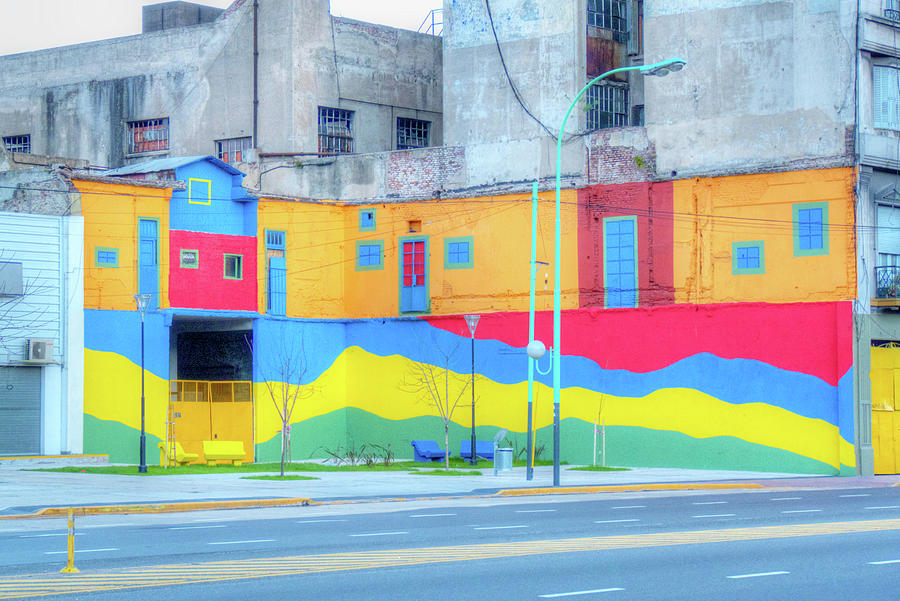 La Boca Color Photograph by Deborah Smolinske